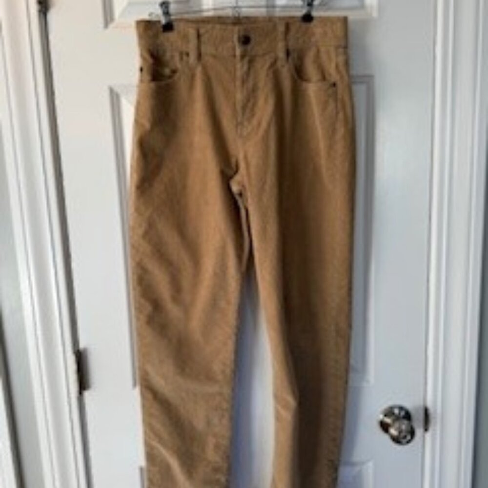 Crew Cuts Kids' Straight-fit stretch corduroy pant Size 16 Khaki